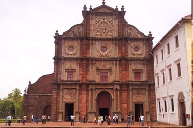 Famous Church Basilica of Bom Jesus, Goa